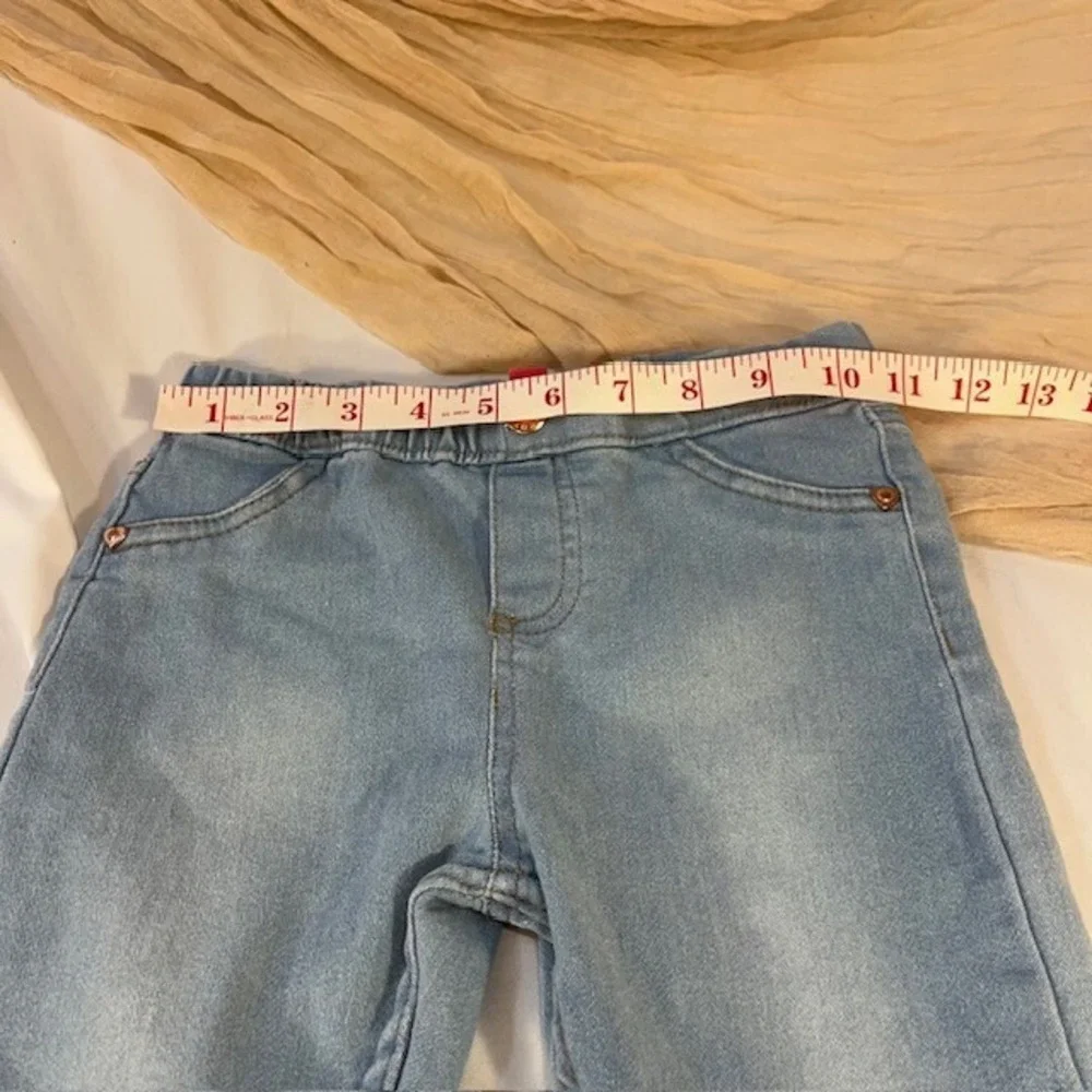 Vince‎ Camuto Girls Light Wash Denim Leggings Size 6T